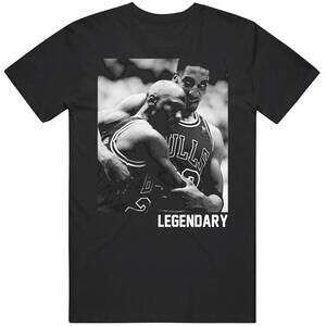 Michael Jordan Pippen Legendary Flu Game Basketball Fan V2 T Shirt